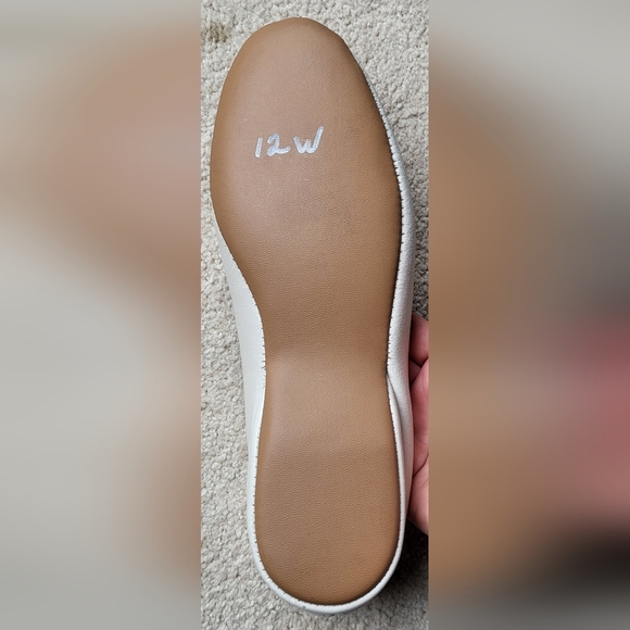 Daniel Green Meg Leather Slip On Loafer Slippers Women's  Bone White 10 Narrow - Picture 6 of 8